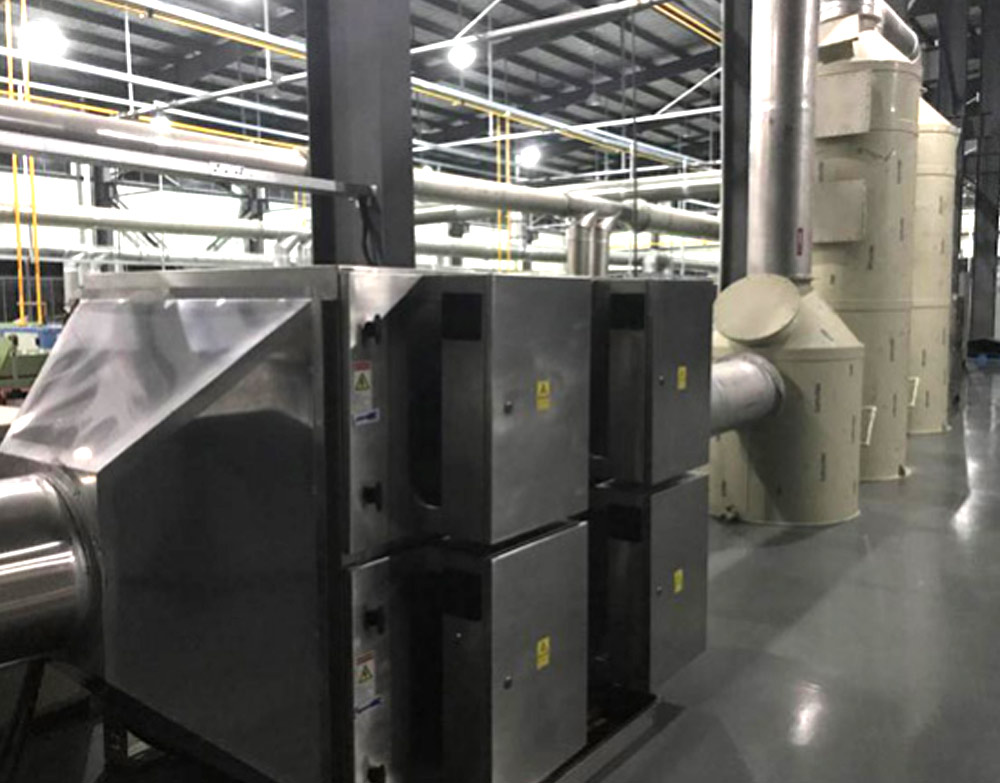 Plasma smoke treatment equipment