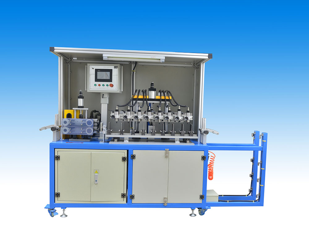 Rubber seal strip punching machine
