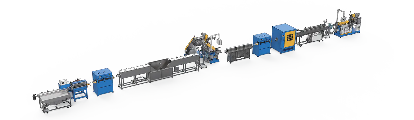 Rubber Knitting Hose / Automobile Shaped Tube Extrusion Production Line