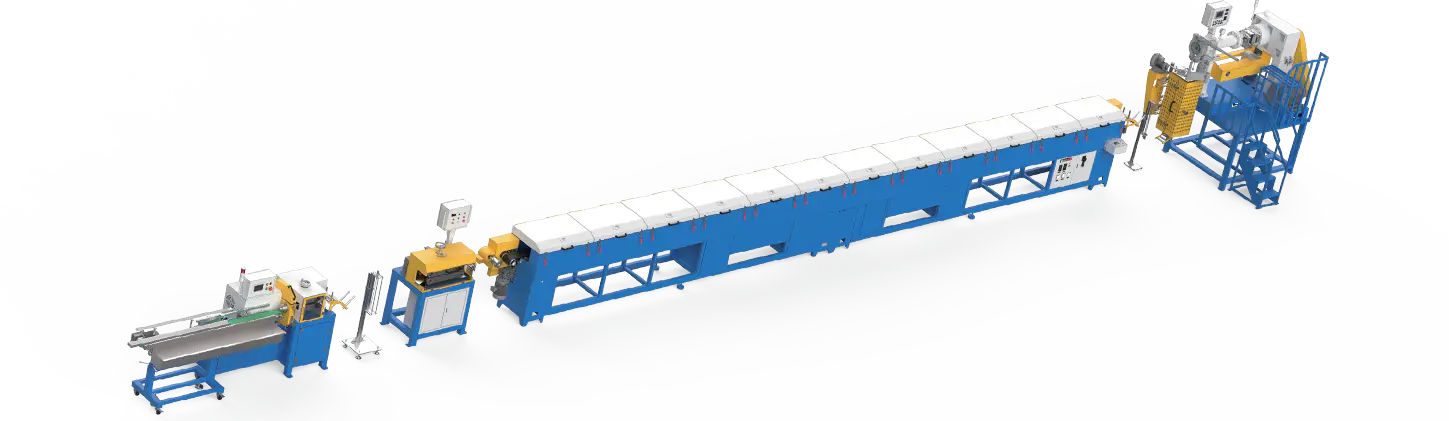 Vertical Type PLC Controlled Auto Feeding Silicone Extrusion & Curing Production Line