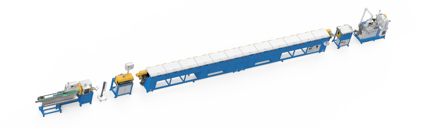 High Performance Ultra High Temperature Silicone Extrusion And Curing Production Line