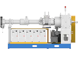 Ф90mm 20D Cold Feed Vacuum Rubber Extruder