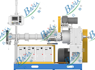 Ф90mm 16D Cold Feed Rubber Extruder