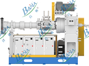 Ф75mm 16D Cold Feed Rubber Extruder