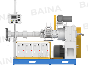 Ф90mm 16D Cold Feed Rubber Extruder