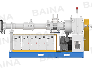 Ф90mm 20D Cold Feed Vacuum Rubber Extruder