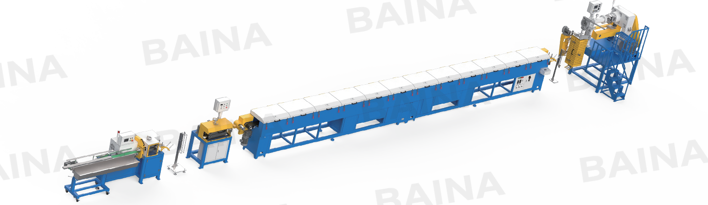 Vertical Type PLC Controlled Auto Feeding Silicone Extrusion & Curing Production Line