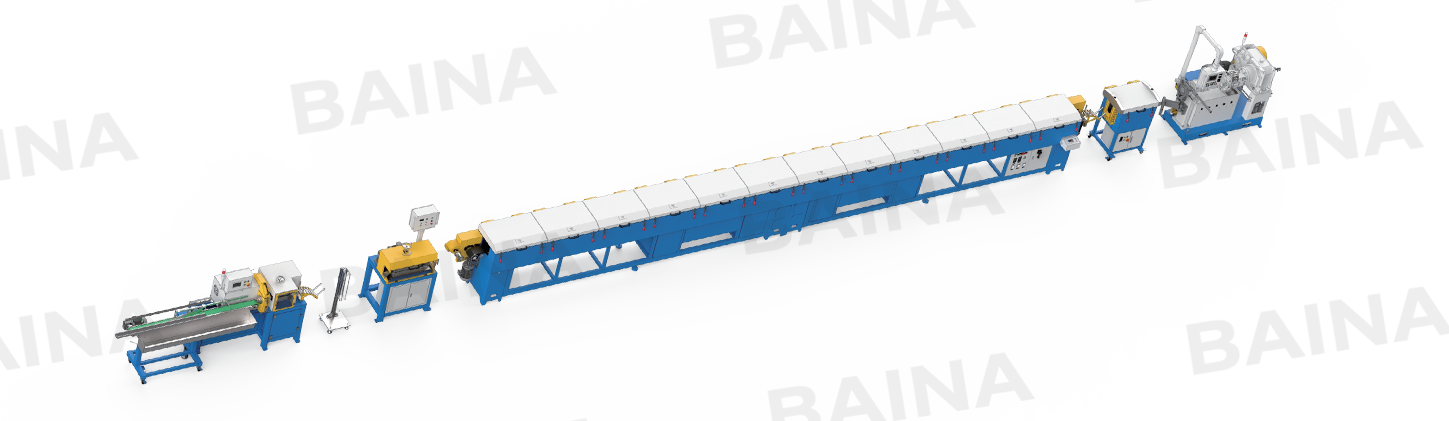High Performance Ultra High Temperature Silicone Extrusion And Curing Production Line
