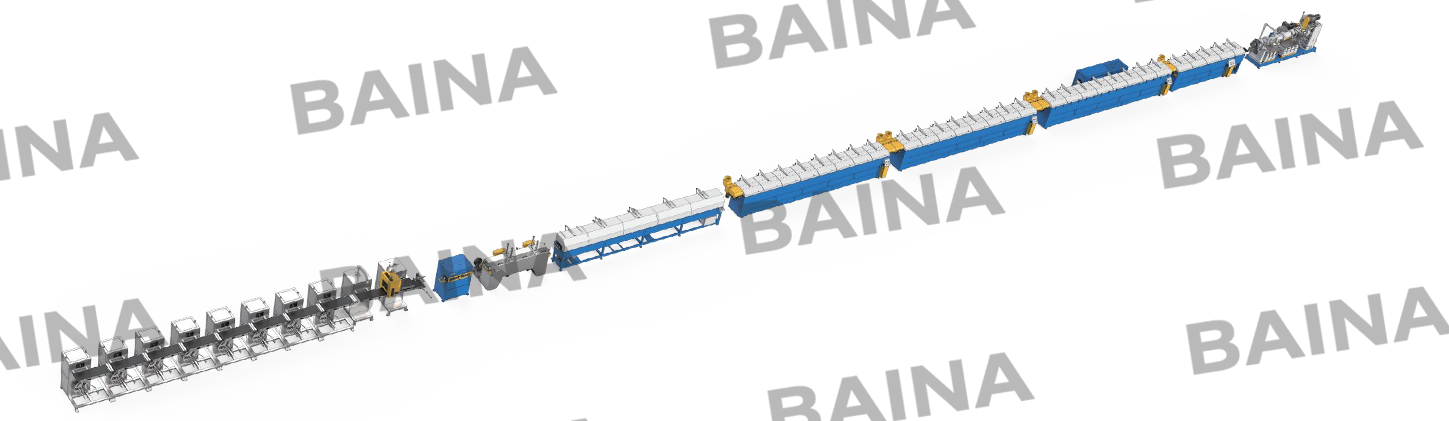 Construction Aluminum Window/Door Seal Production Line – Single Screw Extruder & Microwave Curing